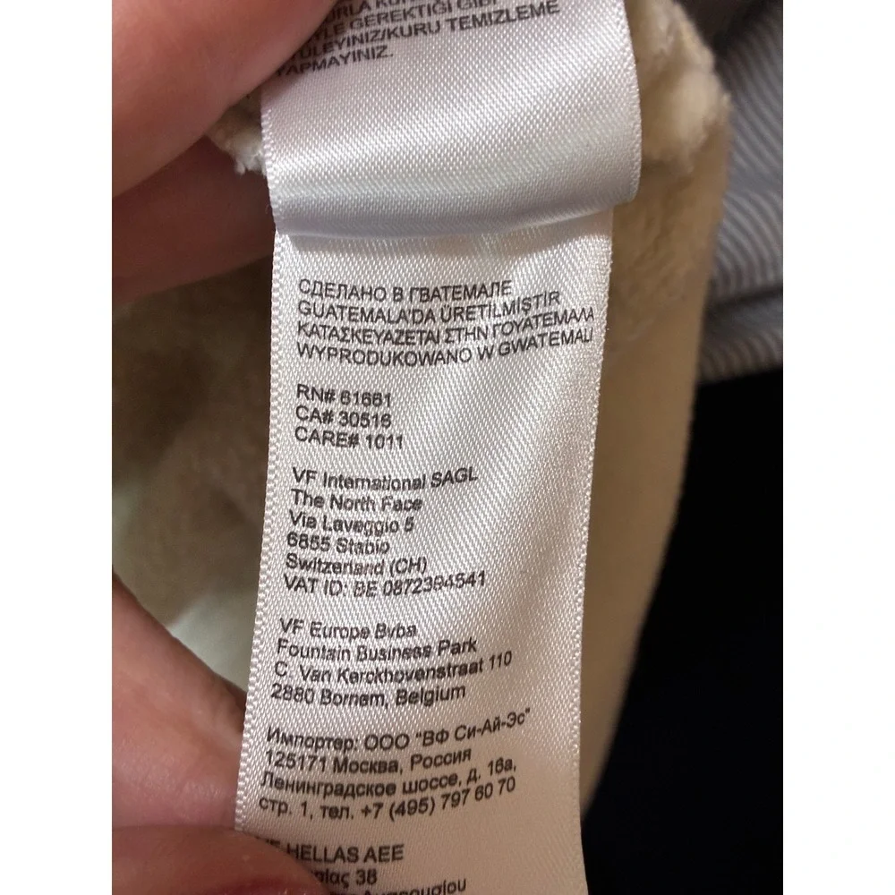The North Face Mens Cream 1966 USA Graphic Fleece Sweatshirt XL A3FPQ